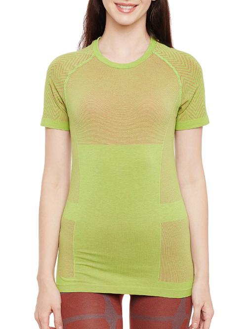 green printed cotton regular tee - 13480260 - Very Small Image - 1