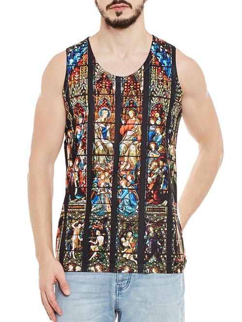 multicoloured polyester vest - 13480589 - Very Small Image - 1