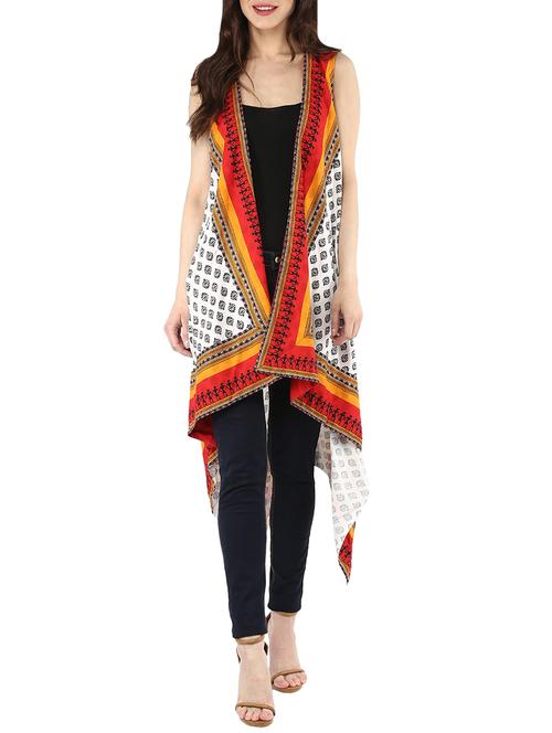 white viscose shrug - 13480806 - Very Small Image - 1