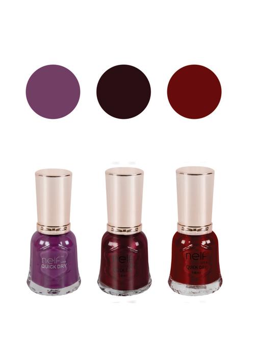 nelf usa quick dry glossy nail paint combo - 13547868 - Very Small Image - 1