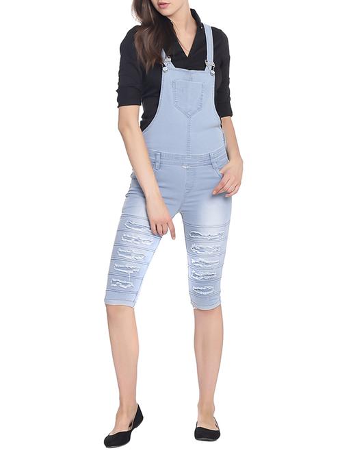 light blue denim jumpsuit - 13552865 - Very Small Image - 1