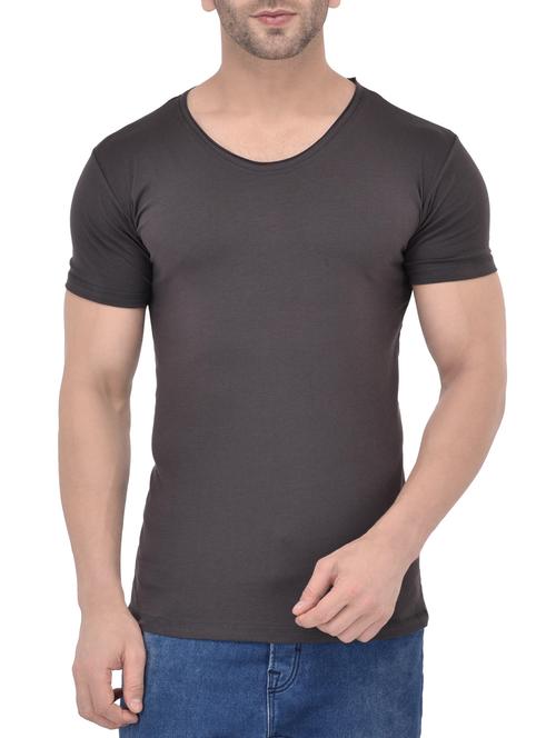 grey cotton tshirt - 13555237 - Very Small Image - 1