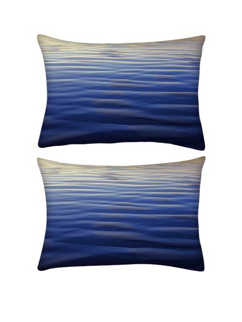 snoogg pack of two beach surface texture rectangle toss throw pillow cushion cover decoarative pillow case 14 x 07" - 13572112 - Very Small Image - 1