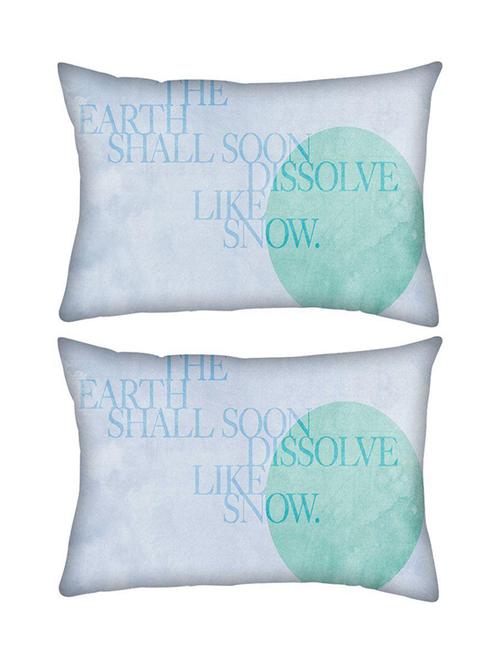 snoogg pack of two dissolve like snow rectangle toss throw pillow cushion cover decoarative pillow case 14 x 07" - 13573637 - Very Small Image - 1
