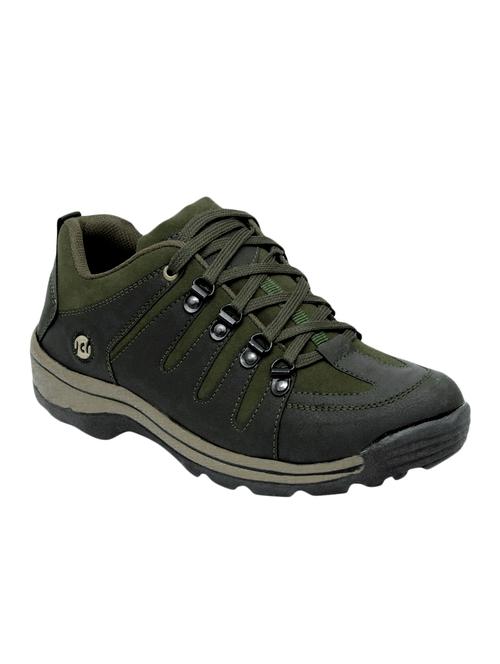 green leatherette sports shoes - 13602127 - Very Small Image - 1