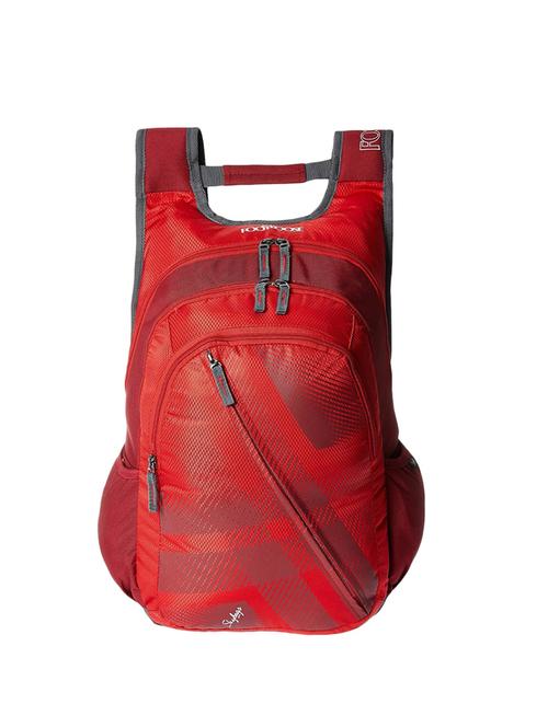 red polyester backpack - 13603100 - Very Small Image - 1