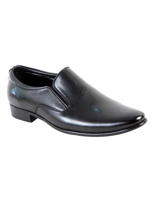 black leather formal slip on - 13604236 - Very Small Image - 1