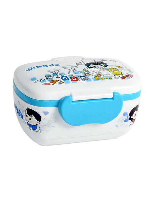 little kitchen blue plastic lunch box - 13607405 - Very Small Image - 1
