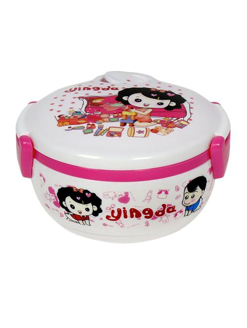 little kitchen pink plastic lunch box - 13607412 - Very Small Image - 1