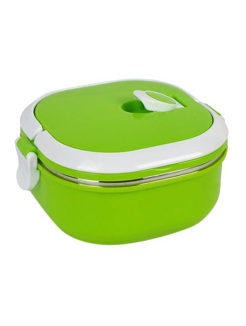 little kitchen green plastic & steel lunch box - 13607415 - Very Small Image - 1