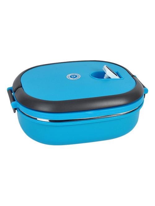 little kitchen blue plastic & steel lunch box - 13607417 - Very Small Image - 1