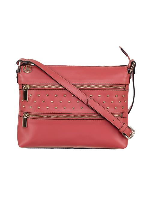 pink leather sling bag - 13656924 - Very Small Image - 1