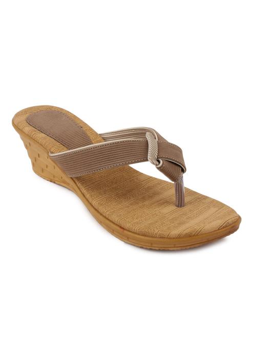 beautiful beige color synthetic heels from shezone - 13660803 - Very Small Image - 1