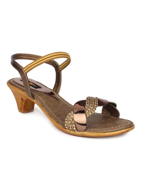 copper back strap sandal - 13660812 - Very Small Image - 1