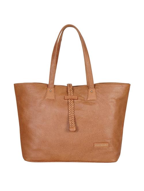 brown leather regular satchel - 13661317 - Very Small Image - 1