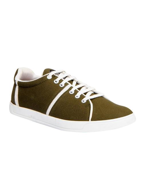 green Canvas lace up sneaker - 13661564 - Very Small Image - 1