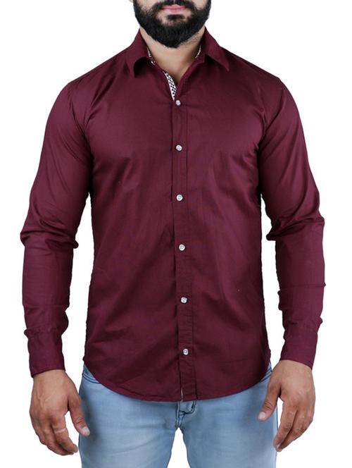 red cotton casual shirt - 13663862 - Very Small Image - 1