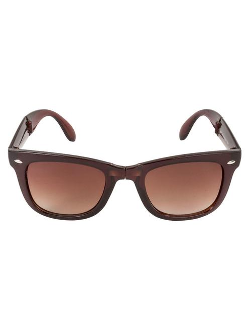 vespl uv protected brown foldable & stretchable wayfarer sunglassv-2111 - 13664173 - Very Small Image - 1