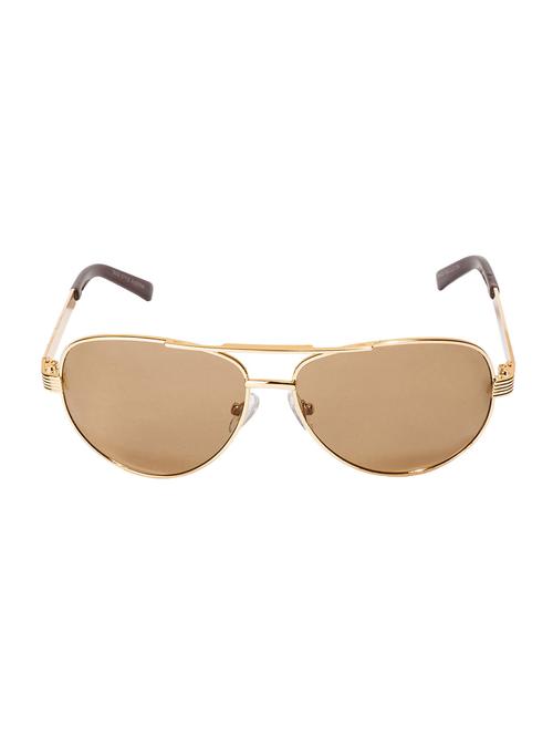 vespl uv protected uv protected golden frame brown aviator sunglass - 13664559 - Very Small Image - 1