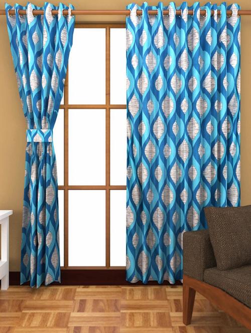 set of 4 polyster  door curtain (dcr4-027) - 13664695 - Very Small Image - 1