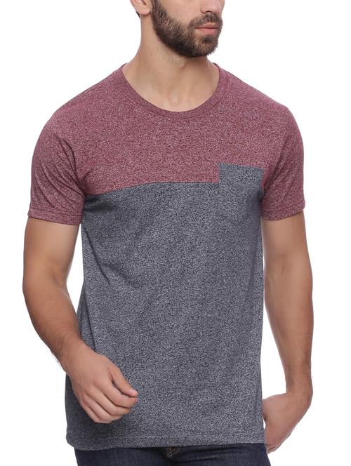 color block cotton t-shirt - 13667736 - Very Small Image - 1