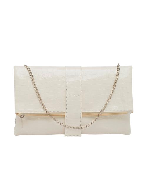 white polyester regular clutch - 13671967 - Very Small Image - 1