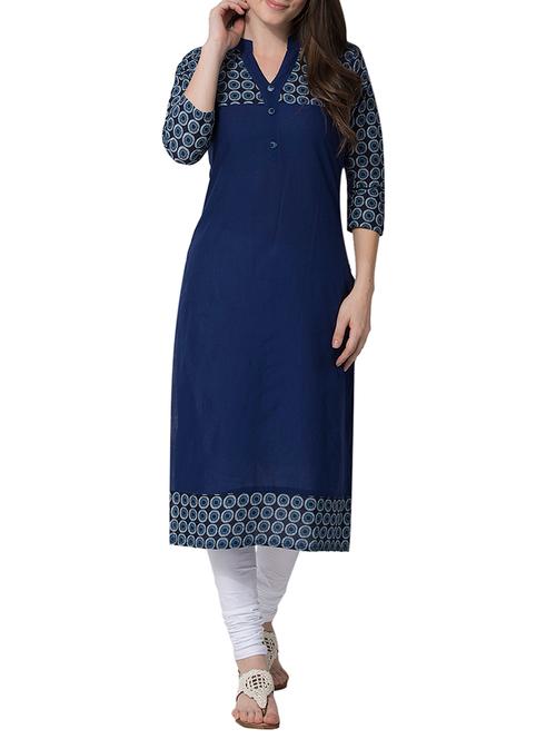 straight printed kurta - 13672368 - Very Small Image - 1