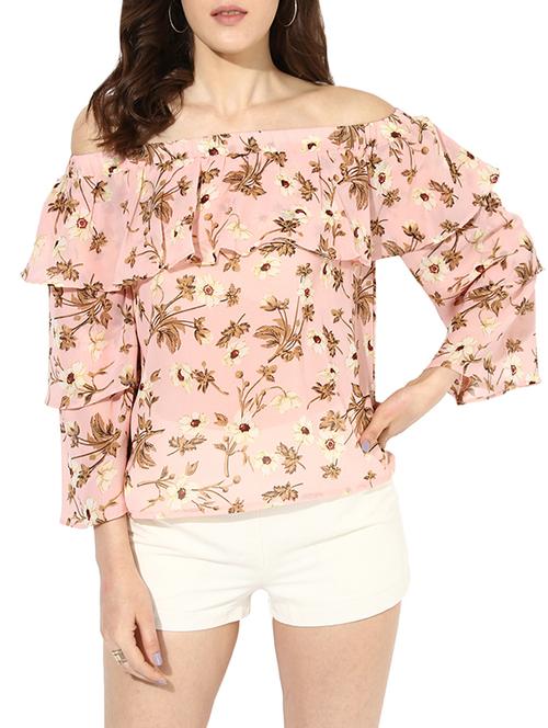pink ruffle top - 13674721 - Very Small Image - 1