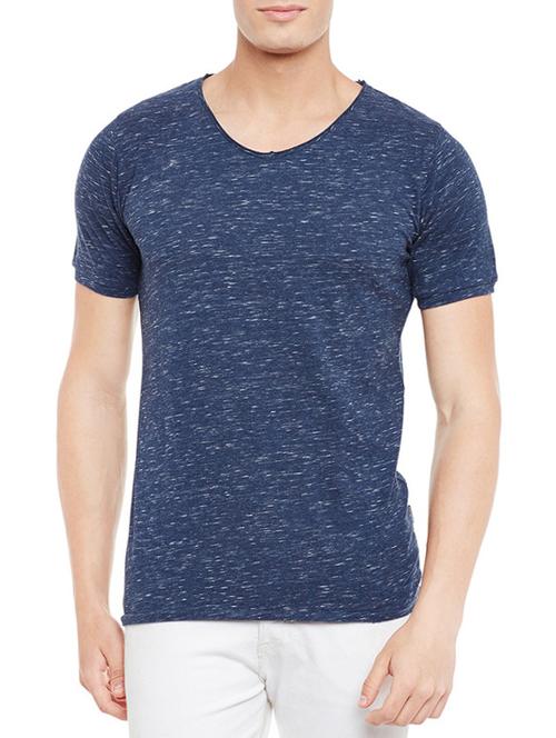 blue cotton t-shirt - 13675324 - Very Small Image - 1