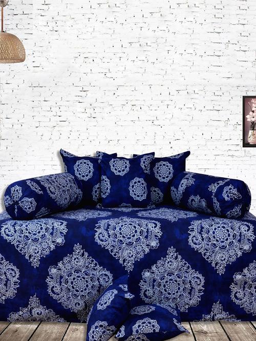 Salona Bichona 100% Cotton Diwan Set of 8 - 13675743 - Very Small Image - 1