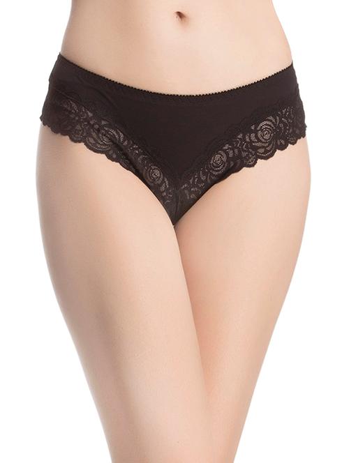 black nylon hipster panty - 13678095 - Very Small Image - 1