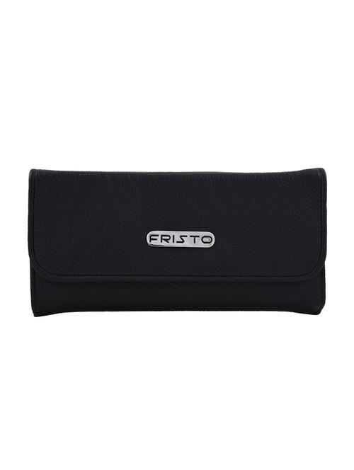 black leatherette regular clutch - 13678514 - Very Small Image - 1