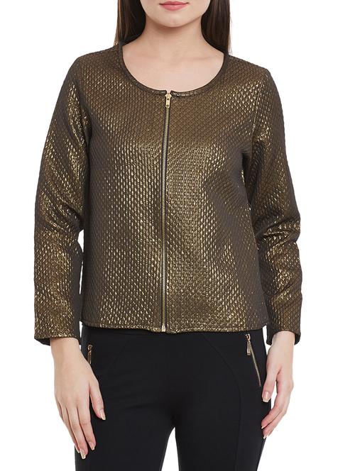 gold quilted jacket - 13679159 - Very Small Image - 1