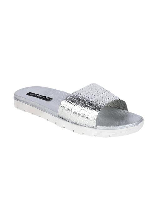 silver flat forms  sandal - 13679887 - Very Small Image - 1