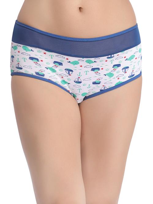 white cotton hipster panty - 13680852 - Very Small Image - 1