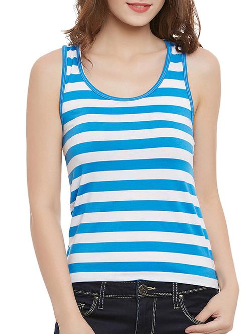 women's striped scoop neck t-shirt - 13681193 - Very Small Image - 1