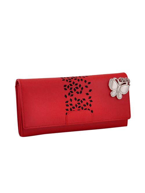red leatherette regular clutch - 13682078 - Very Small Image - 1