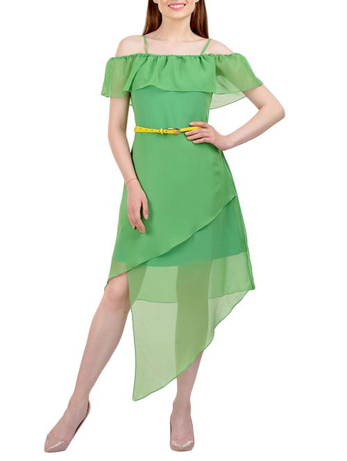 women's asymmetric solid dress - 13683793 - Very Small Image - 1