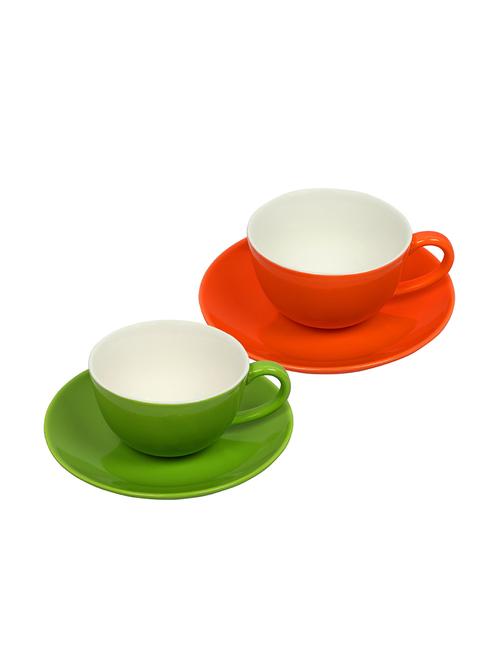 wonderchef blooms cup & saucer(set of 2) - 13686678 - Very Small Image - 1