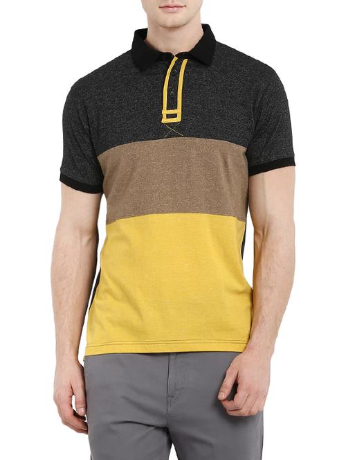 color block cotton t-shirt - 13688117 - Very Small Image - 1