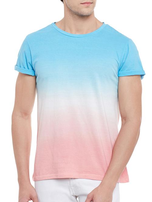 ombre  cotton t-shirt - 13688378 - Very Small Image - 1