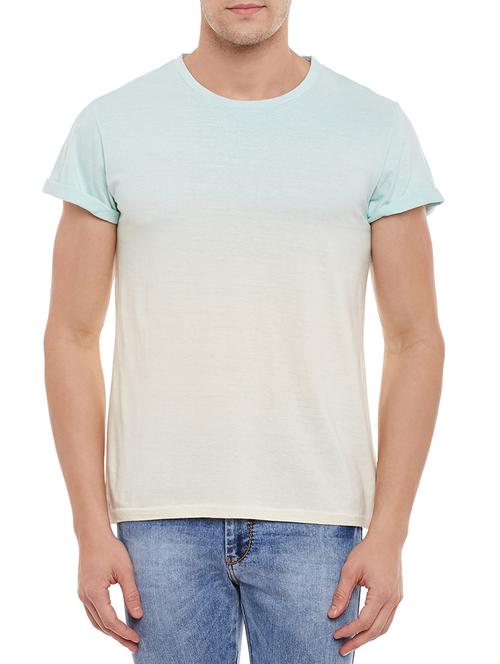color block cotton t-shirt - 13688391 - Very Small Image - 1