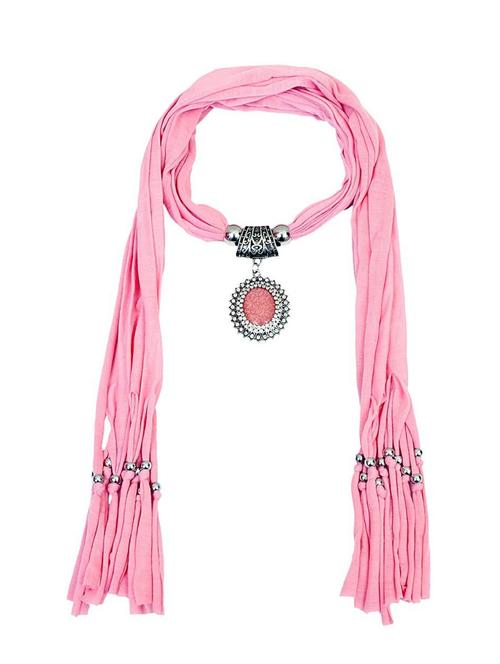 pink cotton scarf - 13689140 - Very Small Image - 1