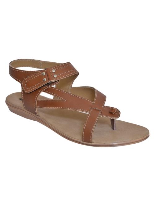 tan ankle strap sandal - 13690632 - Very Small Image - 1
