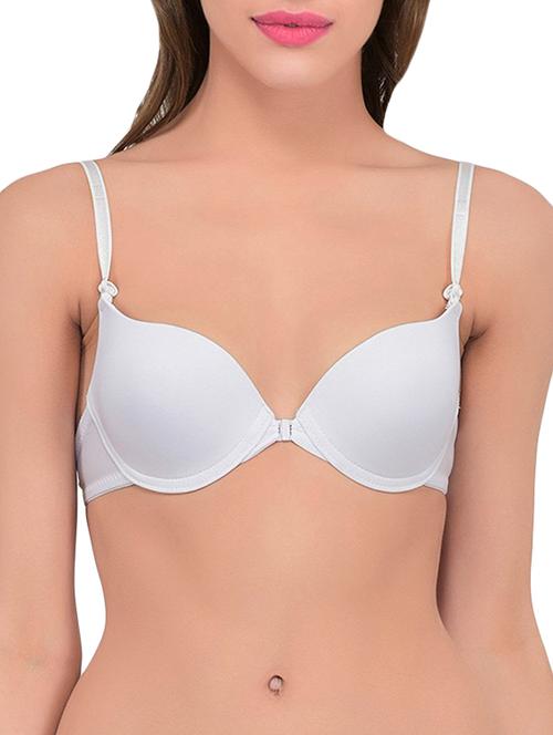 white cotton push up bra - 13692979 - Very Small Image - 1