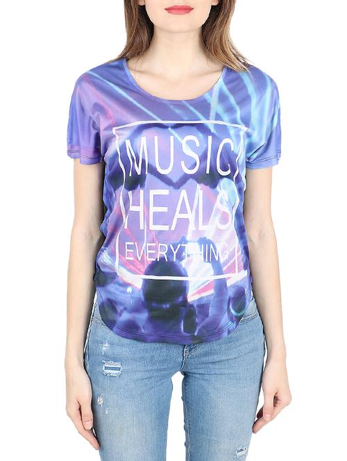 purple viscose regular tshirt - 13696682 - Very Small Image - 1