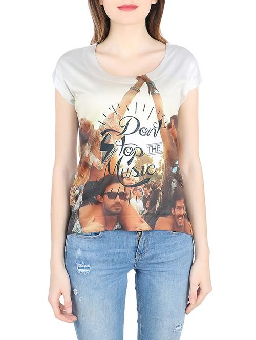 white viscose regular tshirt - 13696684 - Very Small Image - 1