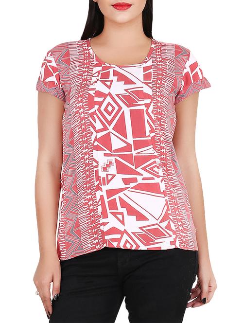 pink viscose regular top - 13697915 - Very Small Image - 1