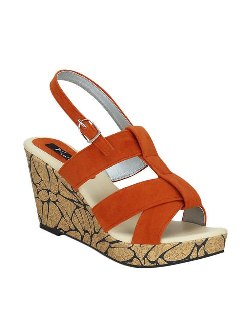 orange back strap wedge - 13700178 - Very Small Image - 1