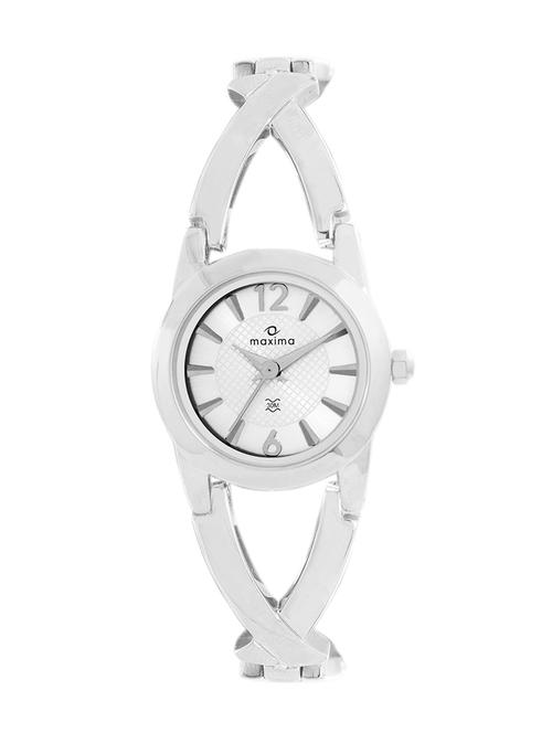 maxima white dial watch for  women -  28215bmli - 13707417 - Very Small Image - 1